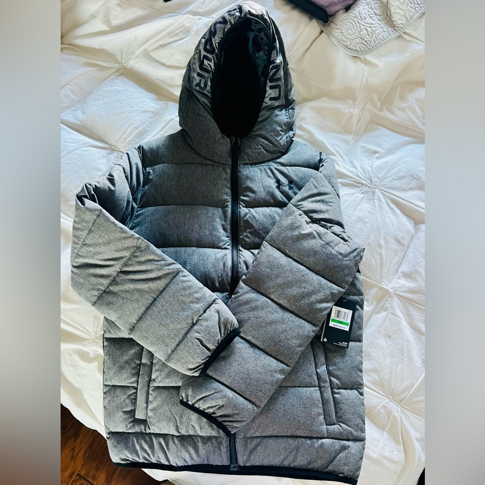 NWT UNDER ARMOUR BOYS PRONTO PUFFER JACKET